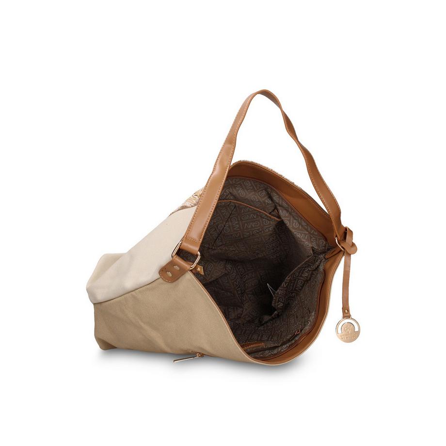 GianMarco Venturi Borsa a tracolla Alizé con motivo floreale  