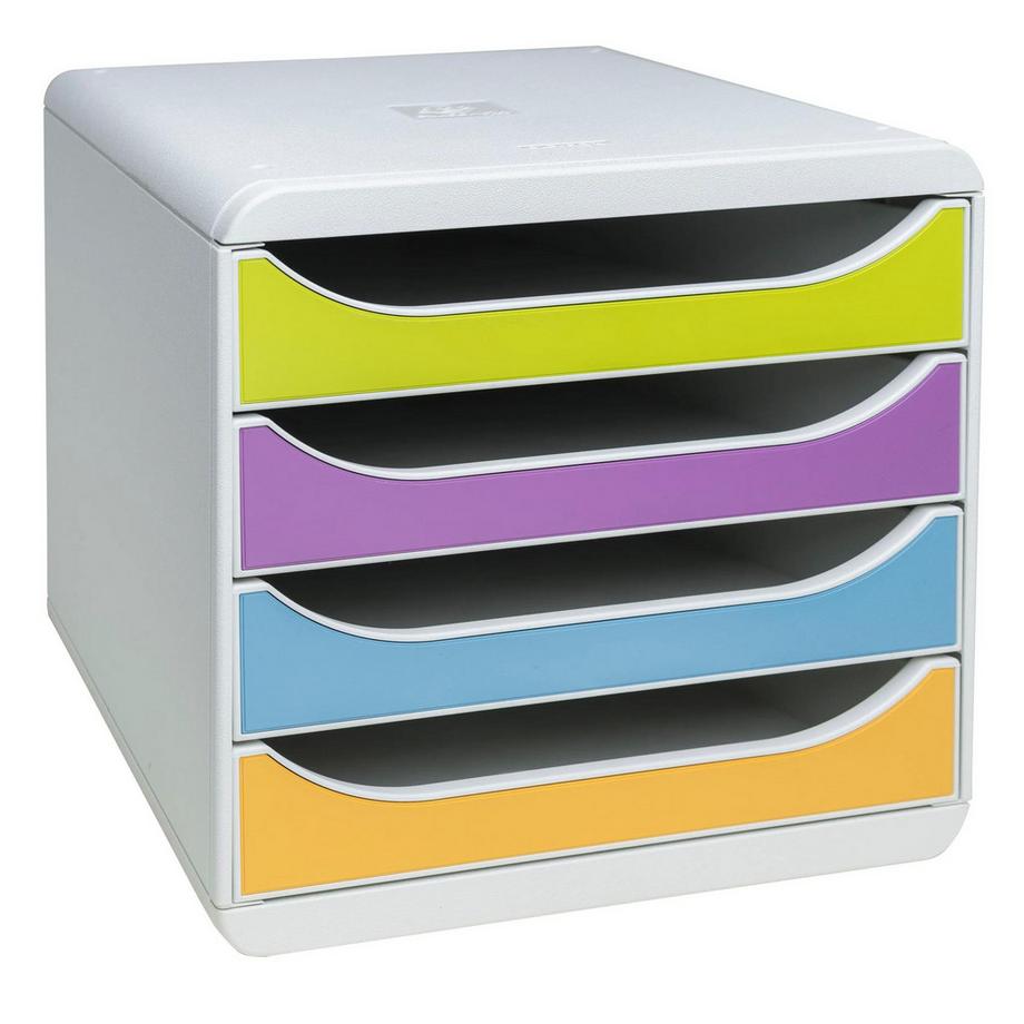 Exacompta Modulo d'archiviazione Big Box a 4 cassetti Pop N'Co  