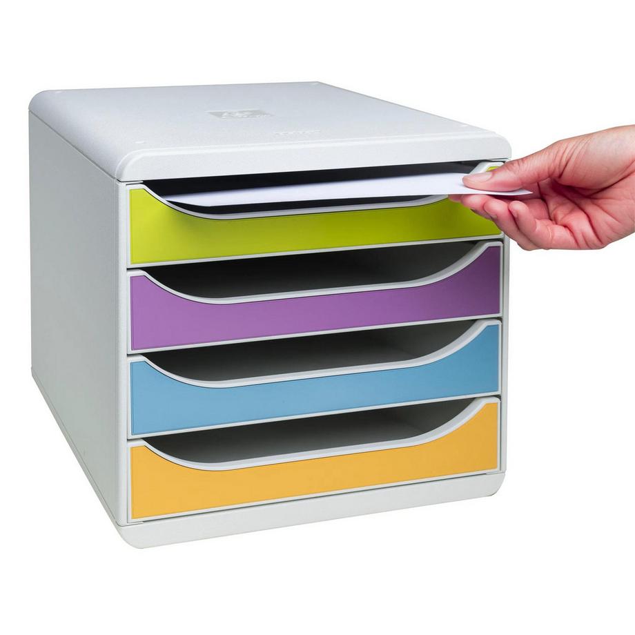 Exacompta Modulo d'archiviazione Big Box a 4 cassetti Pop N'Co  