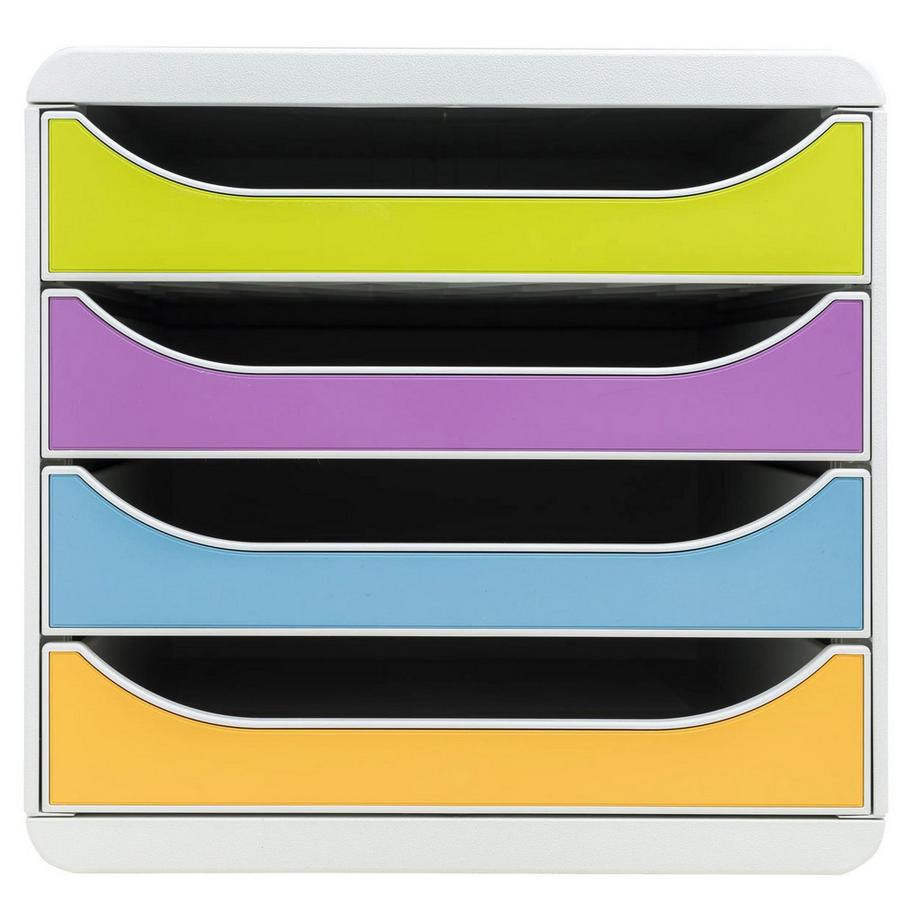 Modulo d'archiviazione Big Box a 4 cassetti Pop N'Co