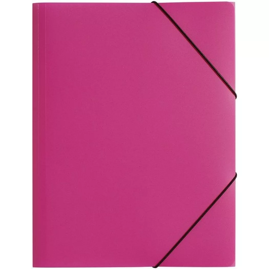 Pagna -  Gummizugmappe Trend PP A3 21638-34 3 Klappen rosa, 21cm