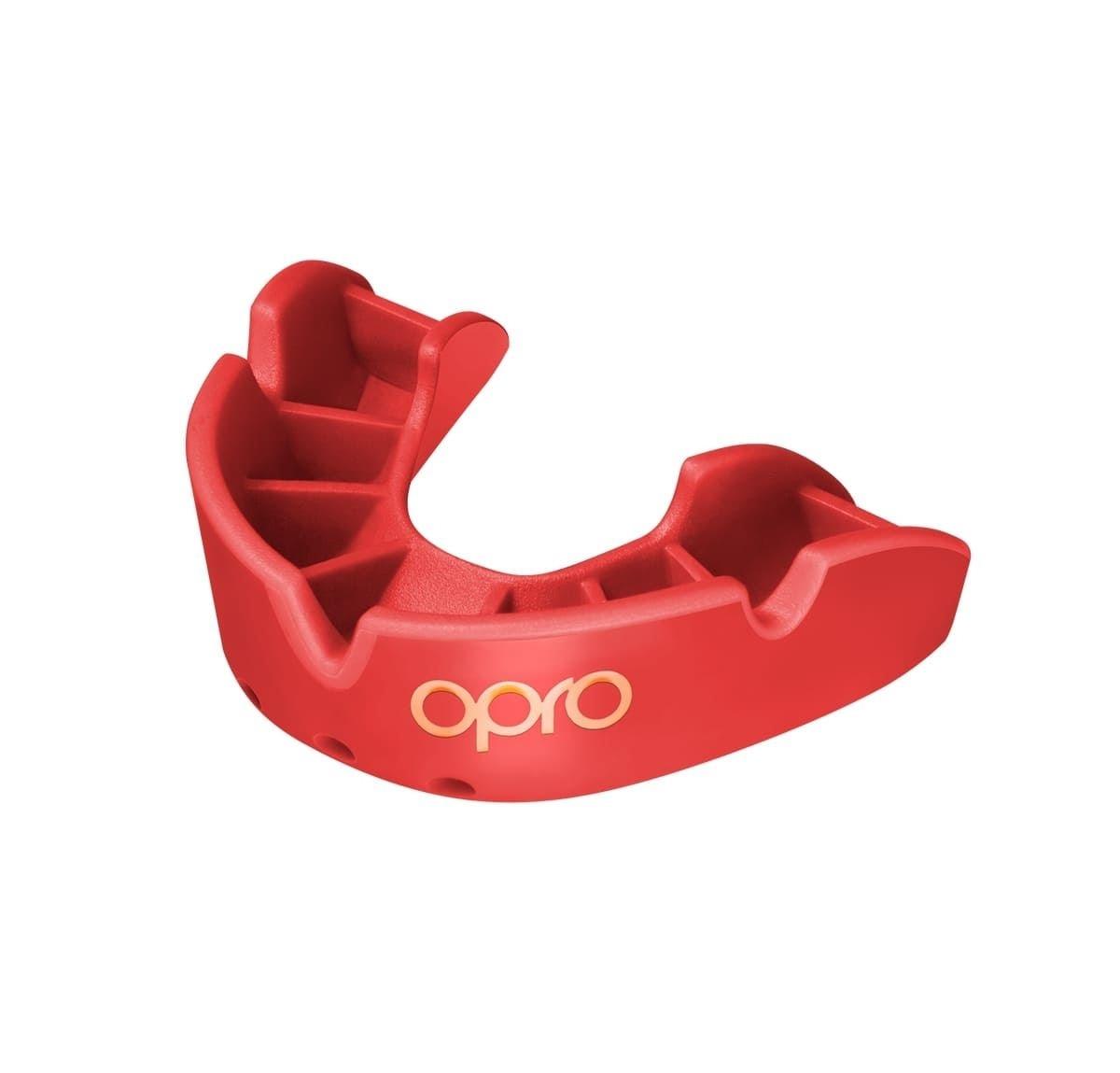 Image of Opro Self-fit Junior Bronze - Red Unisex Rot ONE SIZE