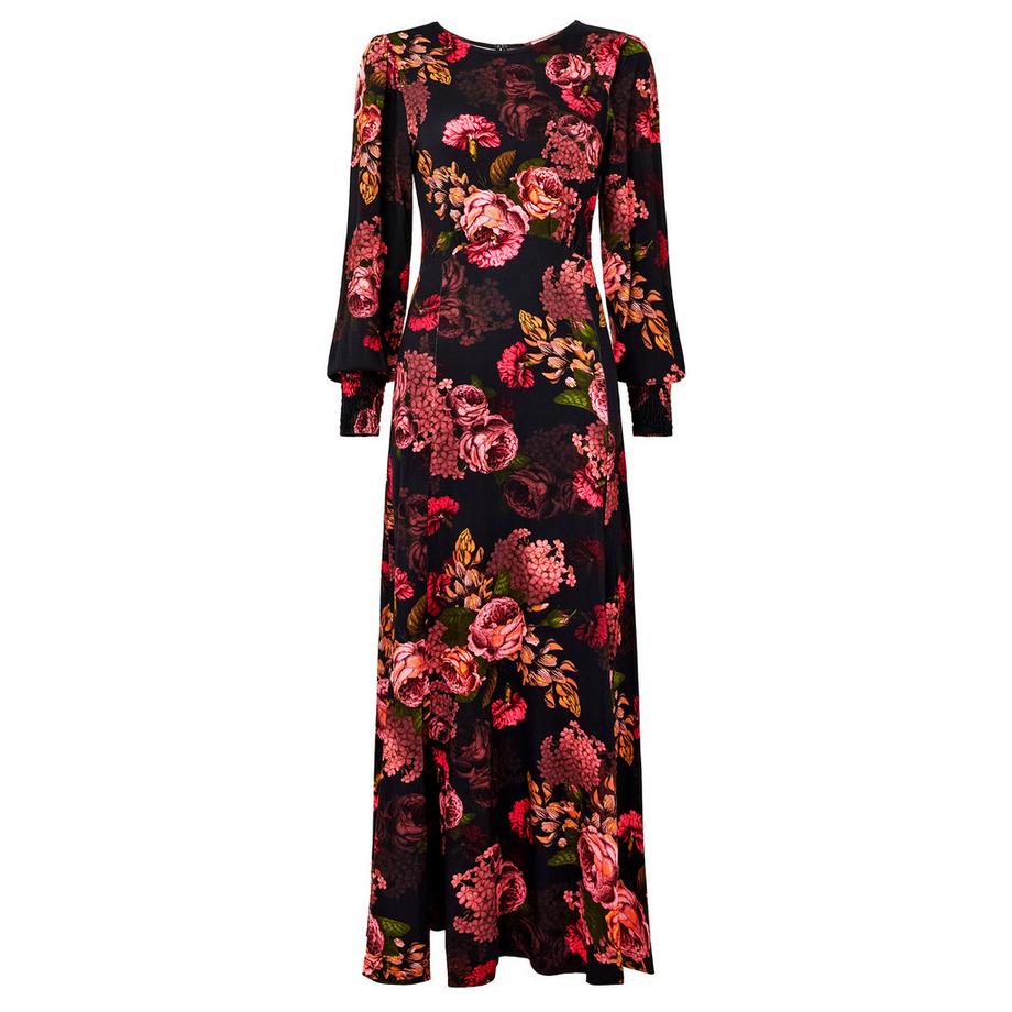 Joe Browns Petite Robe Jersey Luxe Florale Sombre  