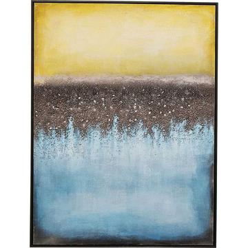 Tableau sur toile Vista bleu 90x120