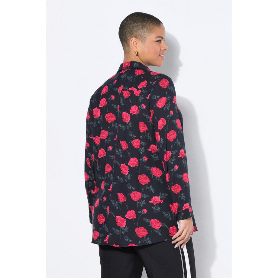 Studio Untold Chemisier Boxy Shape Imprimé Roses XL  