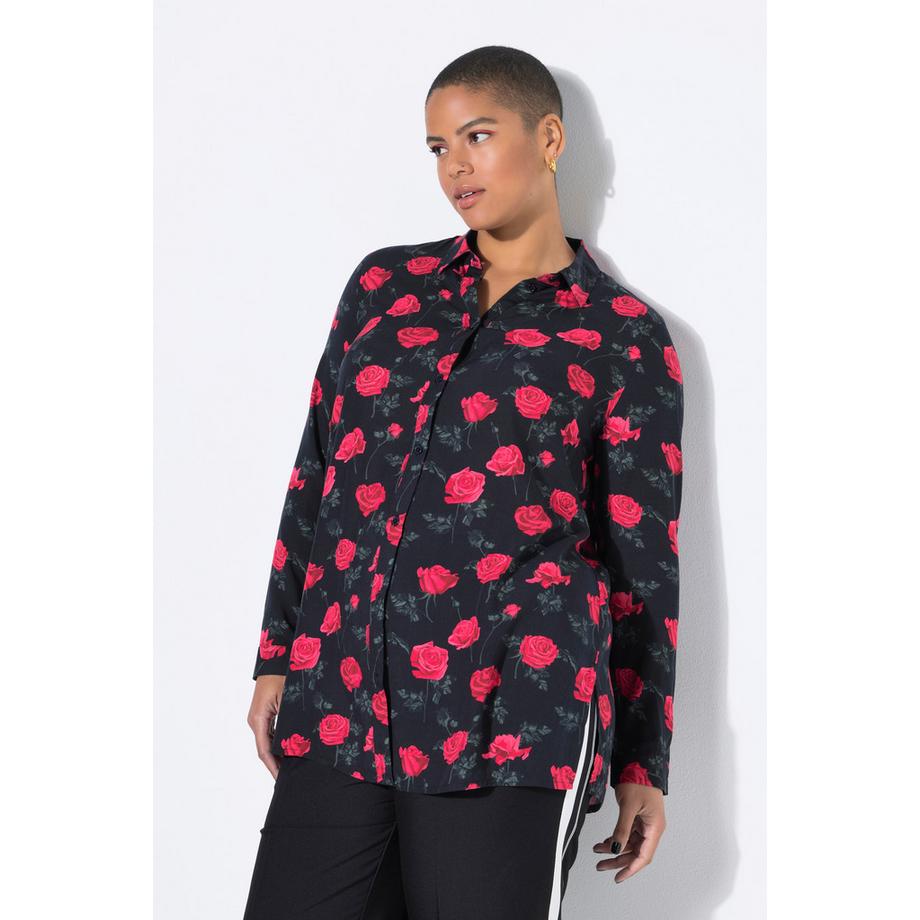 Studio Untold Chemisier Boxy Shape Imprimé Roses XL  