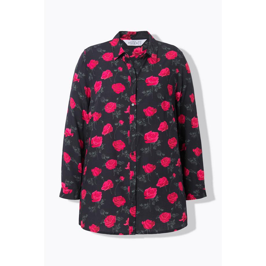 Studio Untold Chemisier Boxy Shape Imprimé Roses XL  