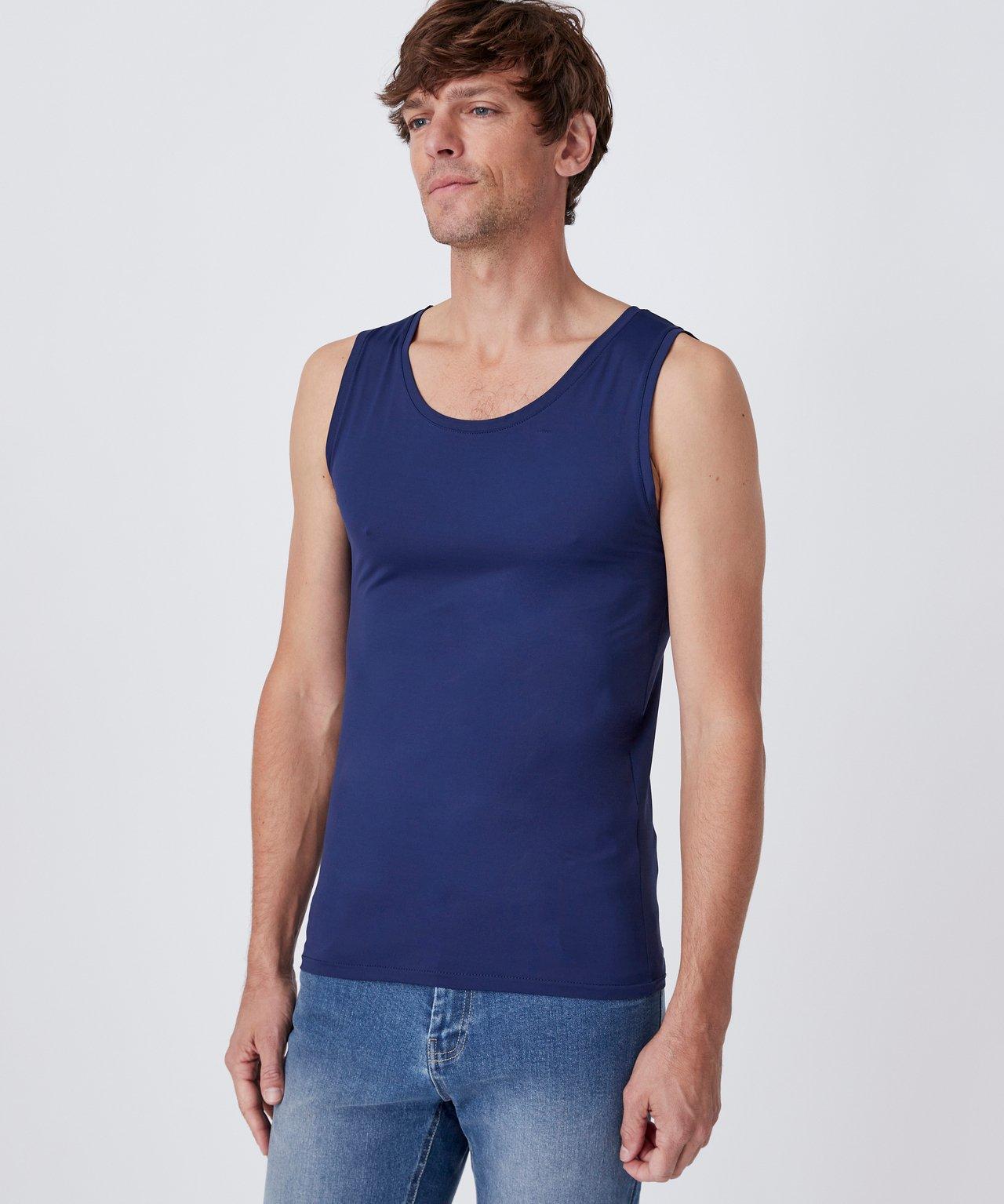 Image of Achselshirt Mit Climatyl. Herren Blau 3XL