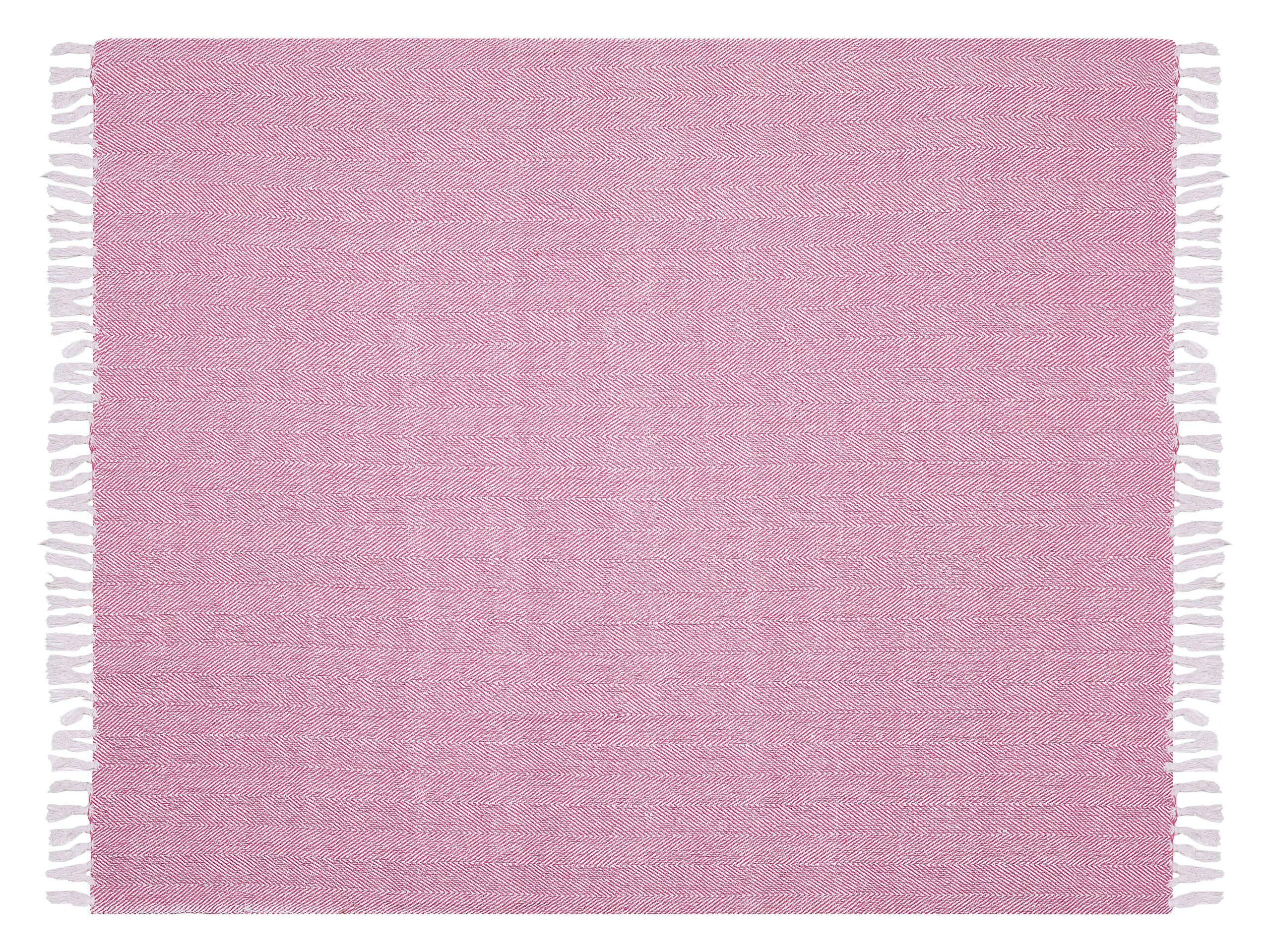 Beliani Couverture en Coton Scandinave Tangier  