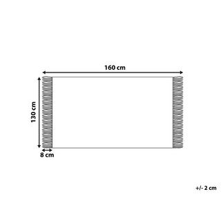 Beliani Couverture en Coton Scandinave Tangier  