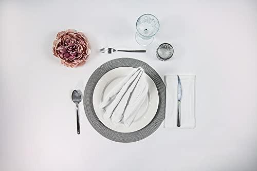 Alopini 12 angenehm weiche Stoffservietten I 100% nachhaltige Bio-Baumwolle  