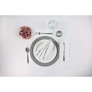 Alopini 12 angenehm weiche Stoffservietten I 100% nachhaltige Bio-Baumwolle  