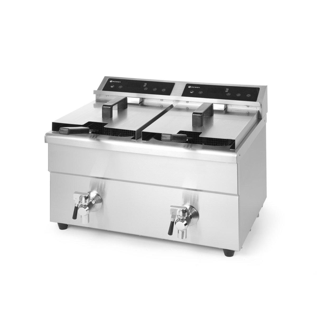 HENDI Induktionsfriteuse Kitchenline 2X8L  