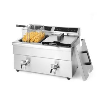 HENDI Induktionsfriteuse Kitchenline 2X8L  