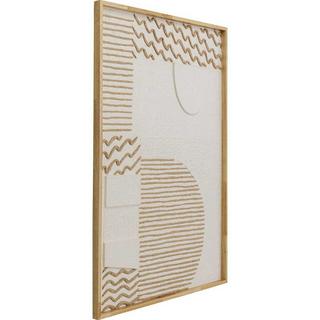 KARE Design Tableau-objet Sandy Waves 81x122  