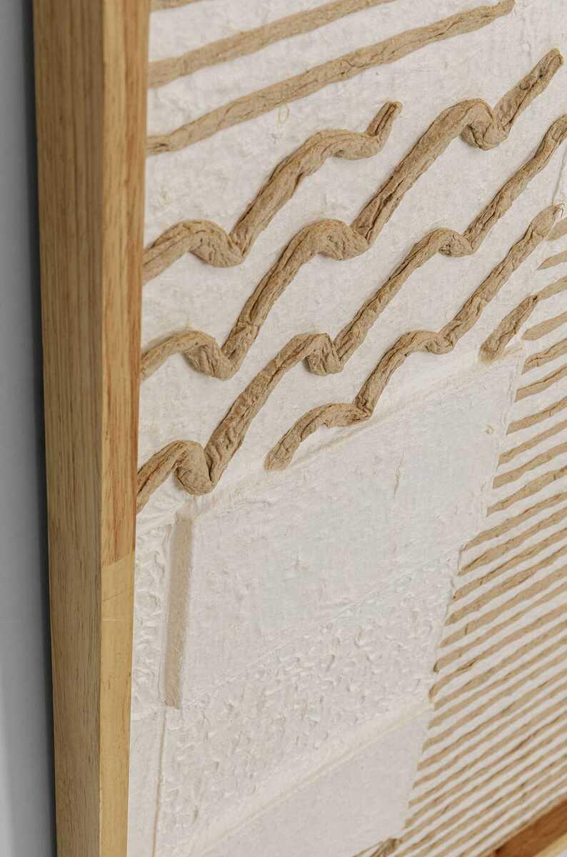 KARE Design Tableau-objet Sandy Waves 81x122  