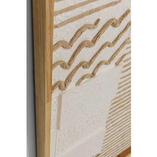 KARE Design Tableau-objet Sandy Waves 81x122  