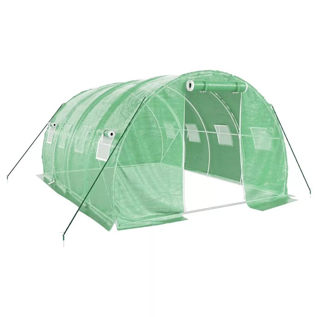 VidaXL - Gewächshaus polyethylen, One Size, Grün