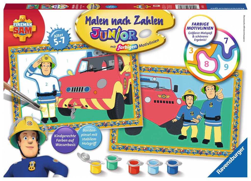 Ravensburger  Malen nach Zahlen Feuerwehrmann Sam 