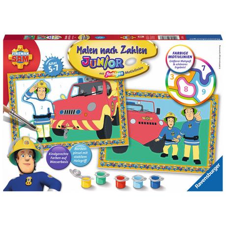 Ravensburger  Malen nach Zahlen Feuerwehrmann Sam 