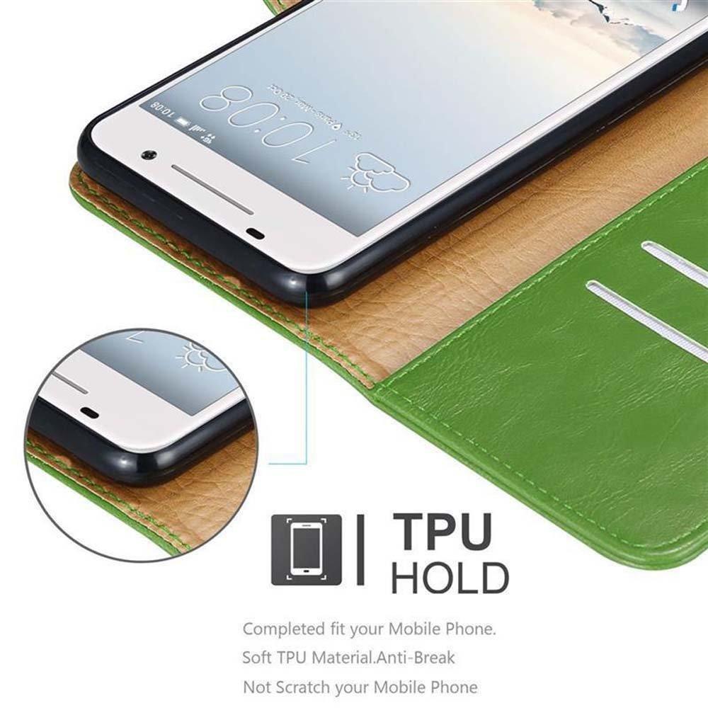 Cadorabo  Housse compatible avec HTC ONE A9 - Coque de protection avec fermeture magnétique, fonction de support et compartiment pour carte 