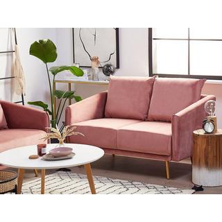 Beliani 2 Sitzer Sofa aus Samtstoff Modern MAURA  