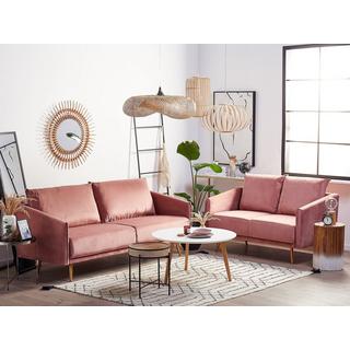 Beliani 2 Sitzer Sofa aus Samtstoff Modern MAURA  