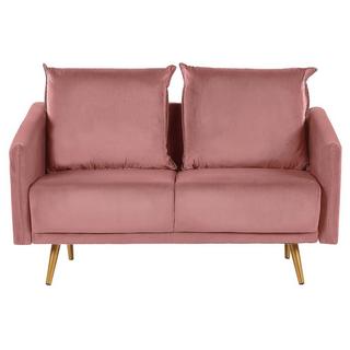 Beliani 2 Sitzer Sofa aus Samtstoff Modern MAURA  