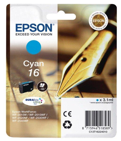 EPSON  Pen and crossword Singlepack Cyan 16 DURABrite Ultra Ink 