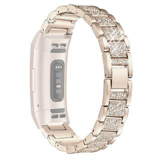 Cover-Discount  Fitbit Charge 5 - Edelstahl Mit Strass Armband 