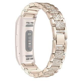 Cover-Discount  Fitbit Charge 5 - Bracciale In Acciaio Inossidabile Con Strass 