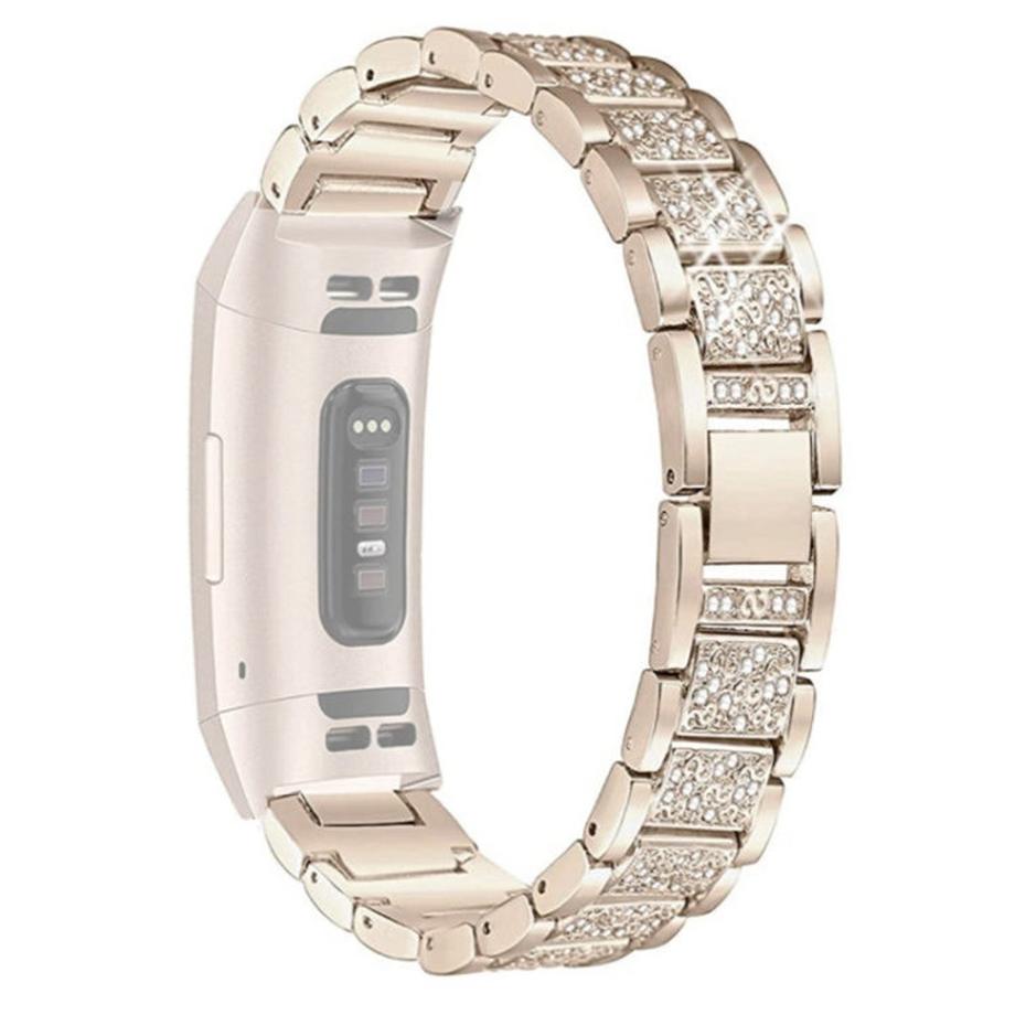 Cover-Discount  Fitbit Charge 5 - Edelstahl Mit Strass Armband 