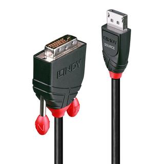 LINDY  Lindy 41491 Videokabel-Adapter 2 m DisplayPort HDMI Schwarz 