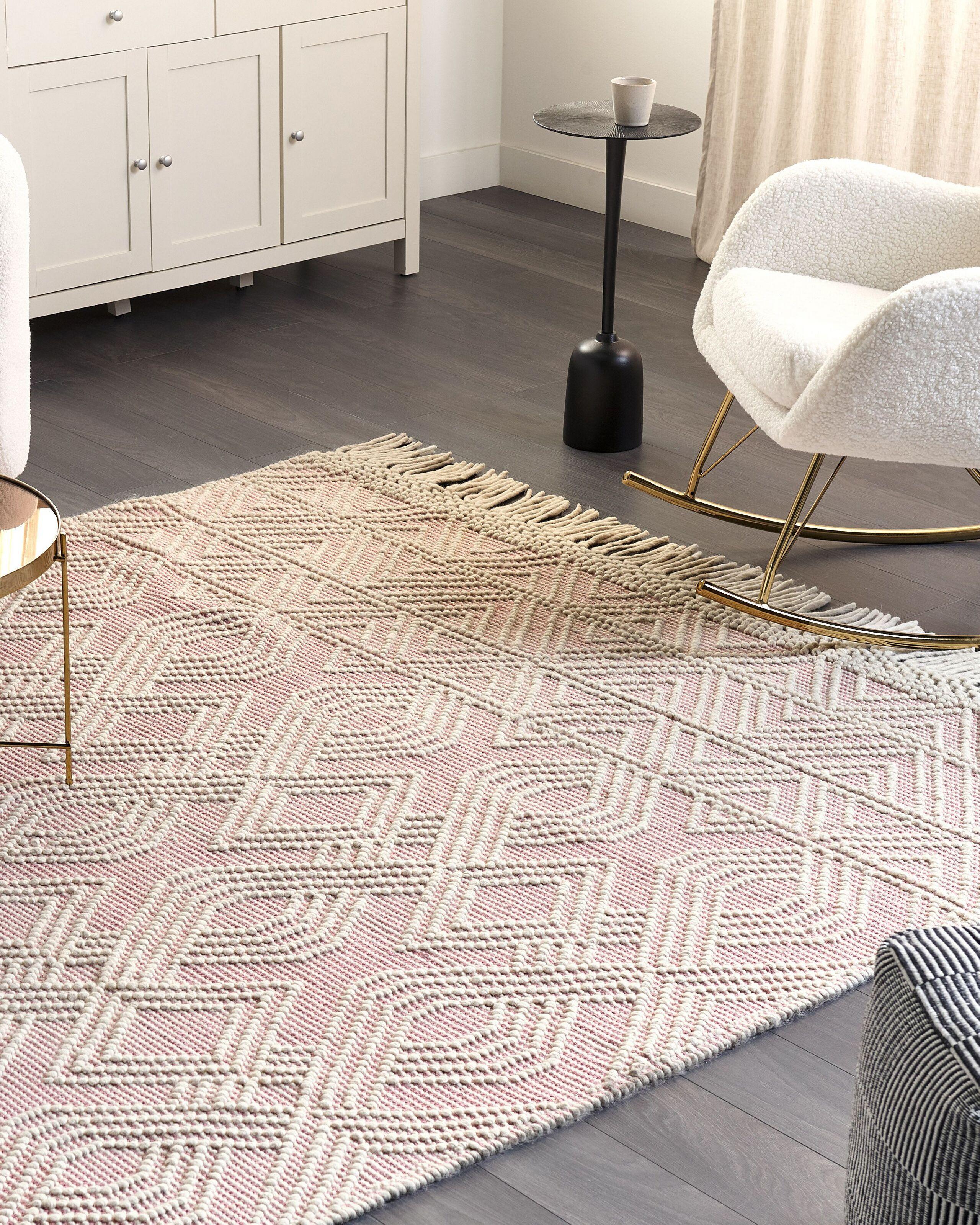 Beliani Tapis en Laine Boho ADANA  