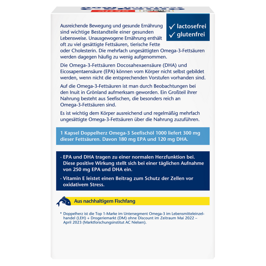 Doppelherz  Omega 3 Seefischöl 1000 mg 