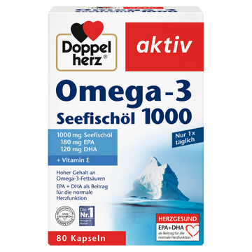 Doppelherz Omega 3 Seefischöl 1000 mg