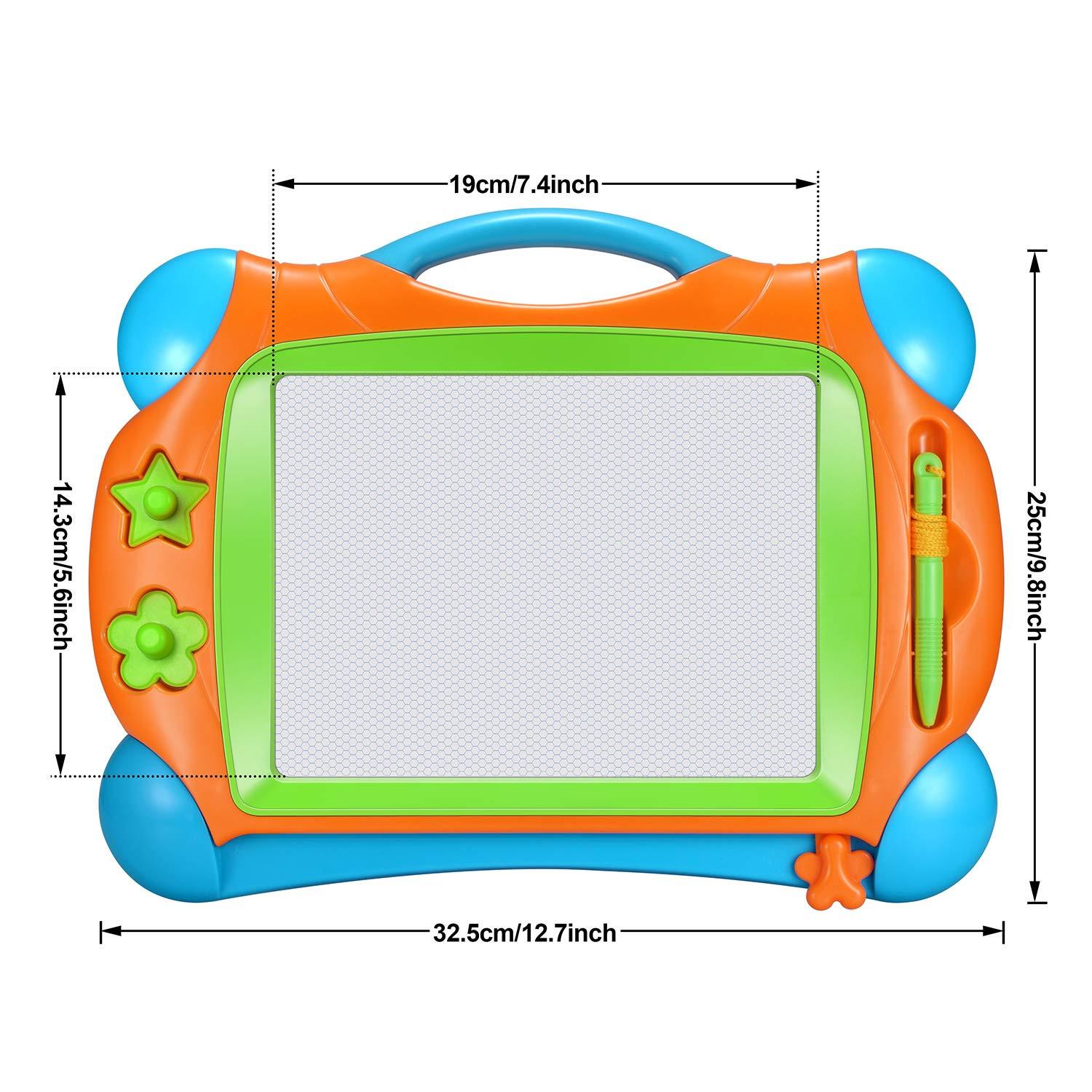 Activity-board  Magnetische Zeichentafel für Kinder, Kleinkinder, bunt, Reisegröße, löschbarer Skizzenblock, Spielzeug zum Schreiben, Zeichnen und Lernen 