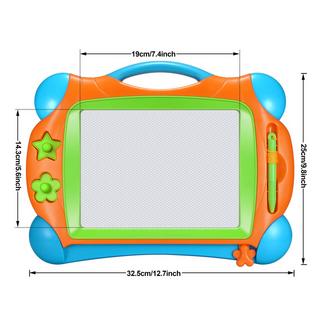 Activity-board  Magnetische Zeichentafel für Kinder, Kleinkinder, bunt, Reisegröße, löschbarer Skizzenblock, Spielzeug zum Schreiben, Zeichnen und Lernen 