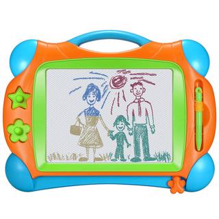 Activity-board  Magnetische Zeichentafel für Kinder, Kleinkinder, bunt, Reisegröße, löschbarer Skizzenblock, Spielzeug zum Schreiben, Zeichnen und Lernen 