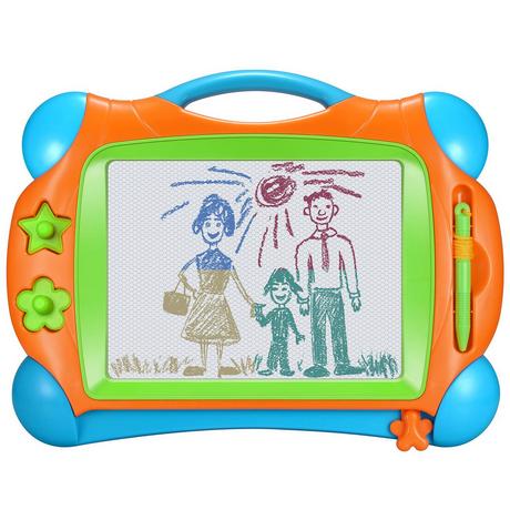 Activity-board  Magnetische Zeichentafel für Kinder, Kleinkinder, bunt, Reisegröße, löschbarer Skizzenblock, Spielzeug zum Schreiben, Zeichnen und Lernen 