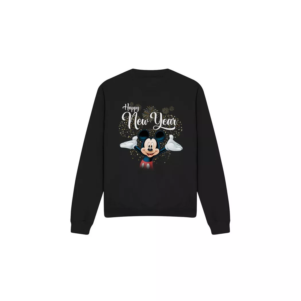 Disney - Sweatshirt Neujahr, für Herren, Schwarz, Größe L