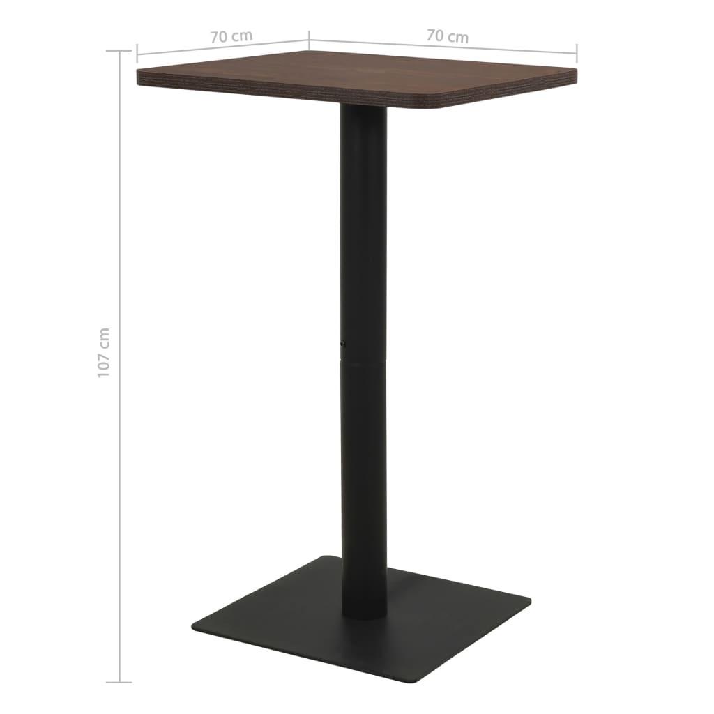 VidaXL Table de bistro bois  