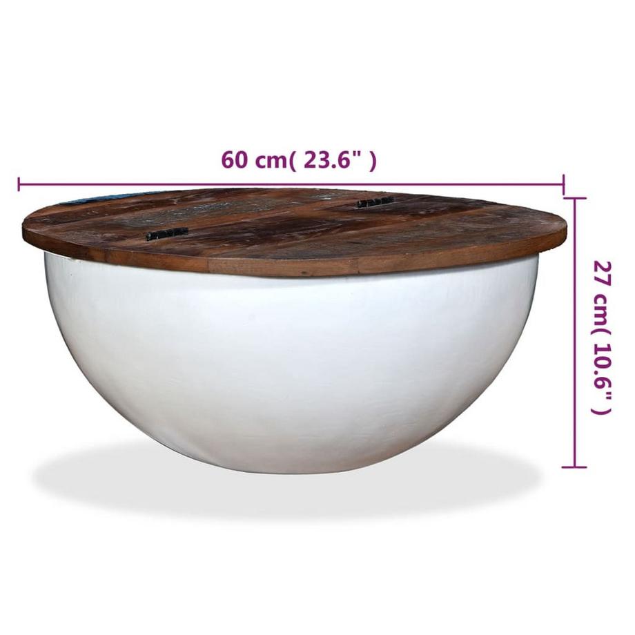 VidaXL Table basse bois  