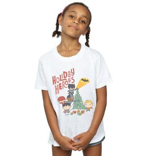 DC COMICS  Tshirt JUSTICE LEAGUE HOLIDAY HEROES 