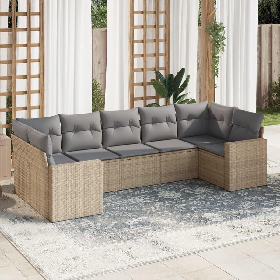VidaXL Garten sofagarnitur poly-rattan  