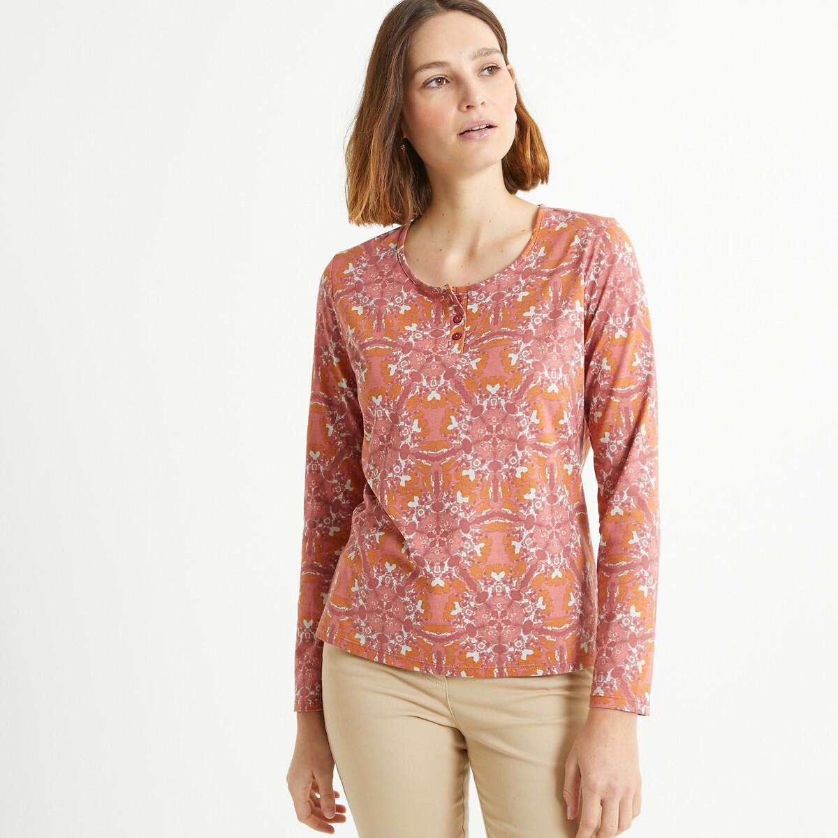 Image of Langarm-shirt Mit Rundem Ausschnitt Damen 42