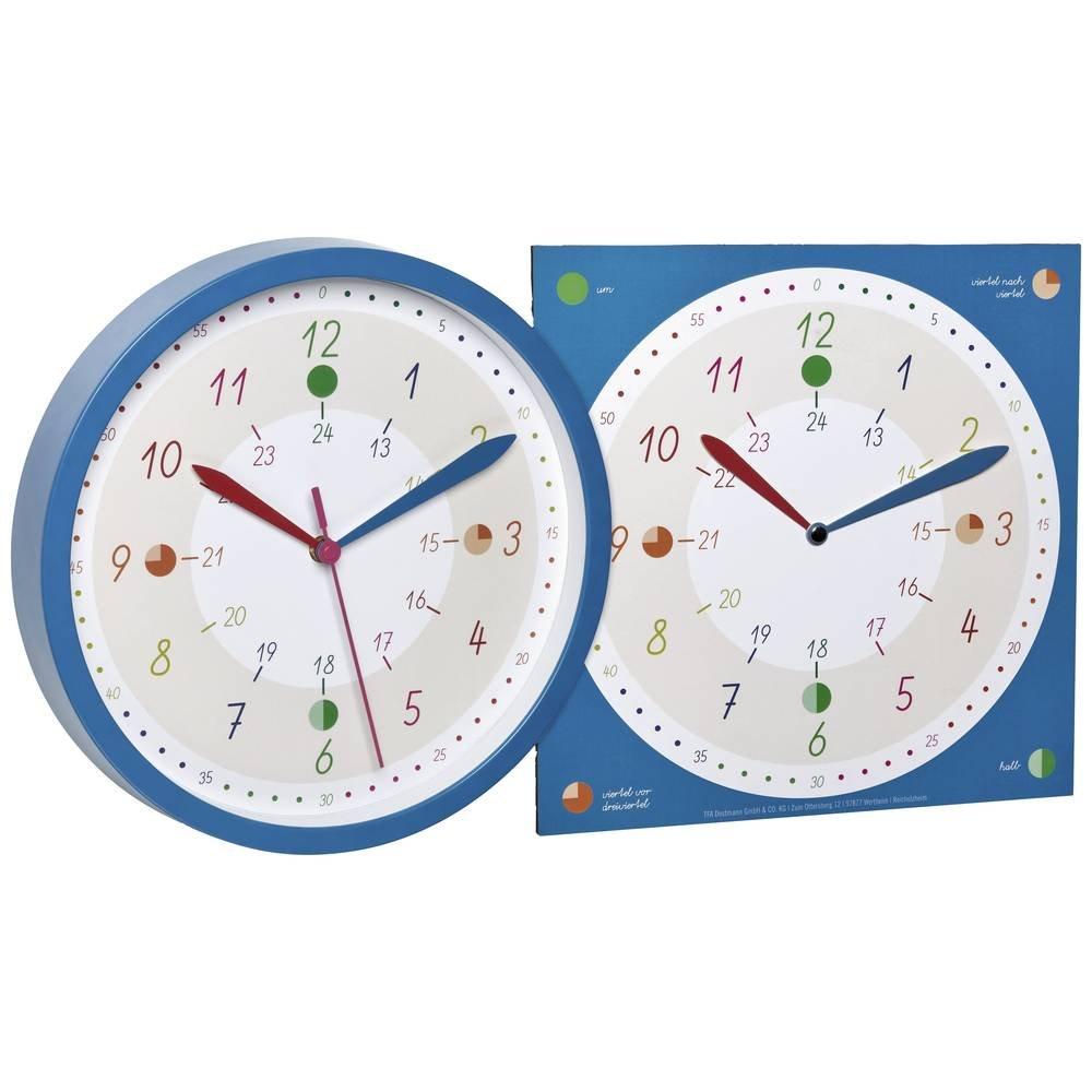 TFA Dostmann Horloge murale pour enfants avec horloge d'apprentissage TICK & TACK  