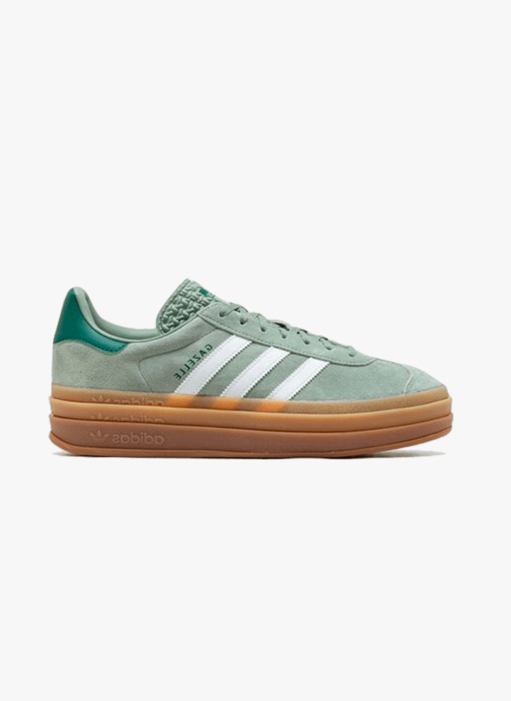 adidas  Gazelle Bold Silver Green 