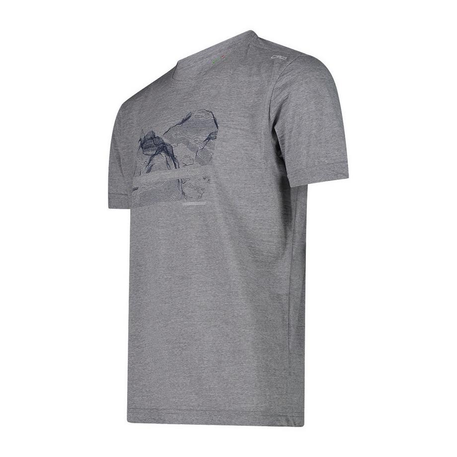 CMP T-Shirt avec Imprimé Montagne  
