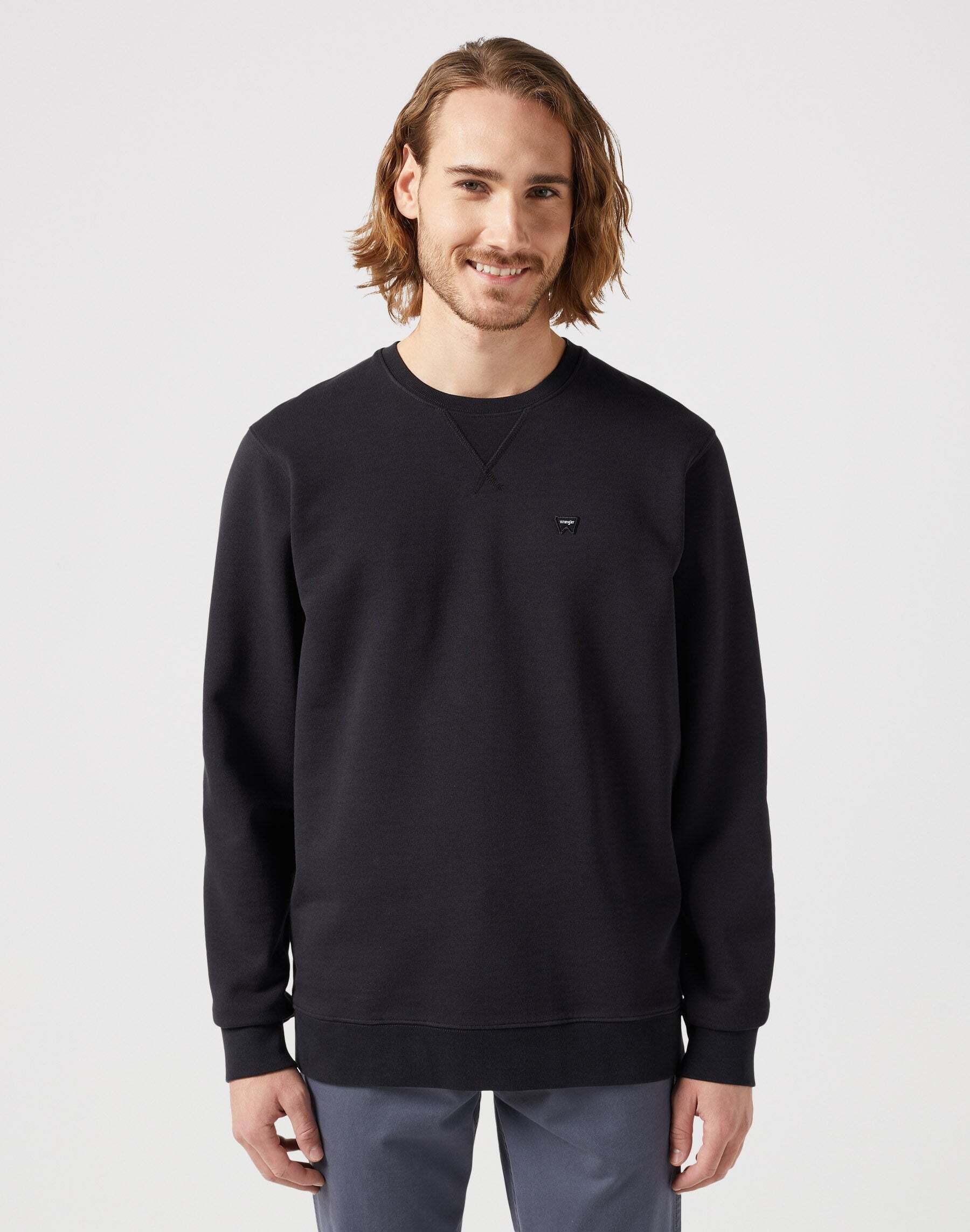 Image of Sweatshirts Sign Off Crew Herren Schwarz M